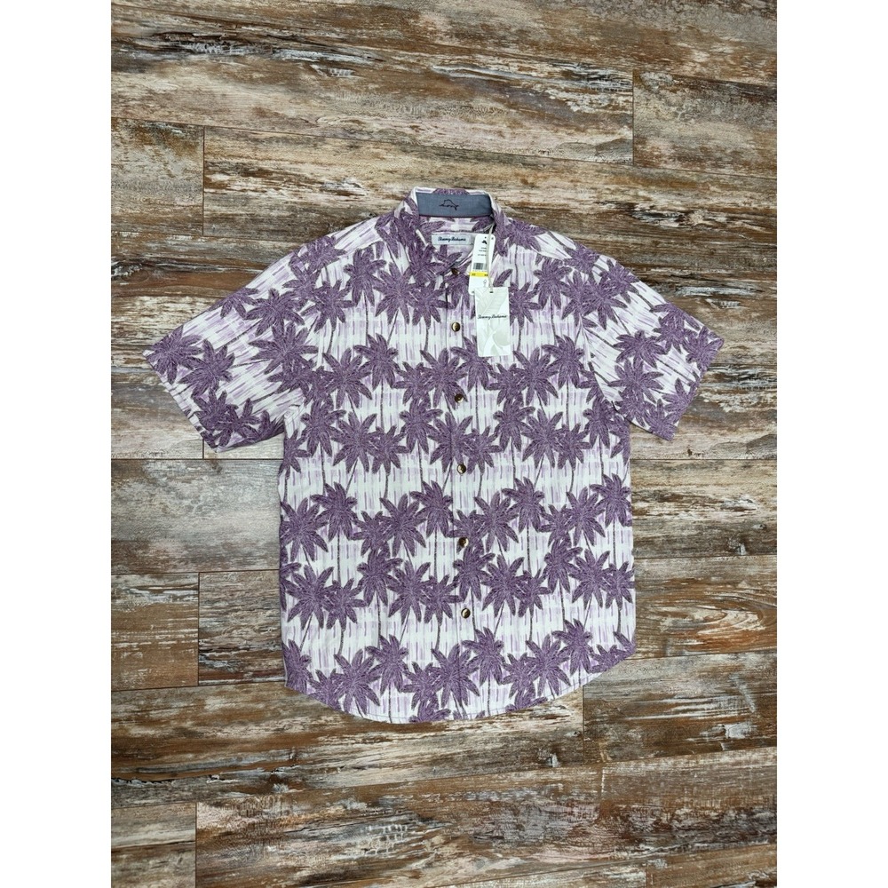 Mens Tommy Bahama Island Zone Palm Paradise Button Up Shirt New With Tags Medium